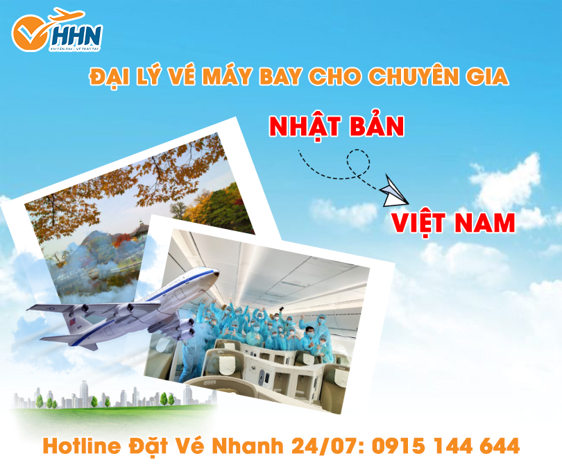 Đặt Vé Máy Bay Từ Nhật Về Việt Nam Dành Cho Chuyên Gia Tại Hồng Hải Nam